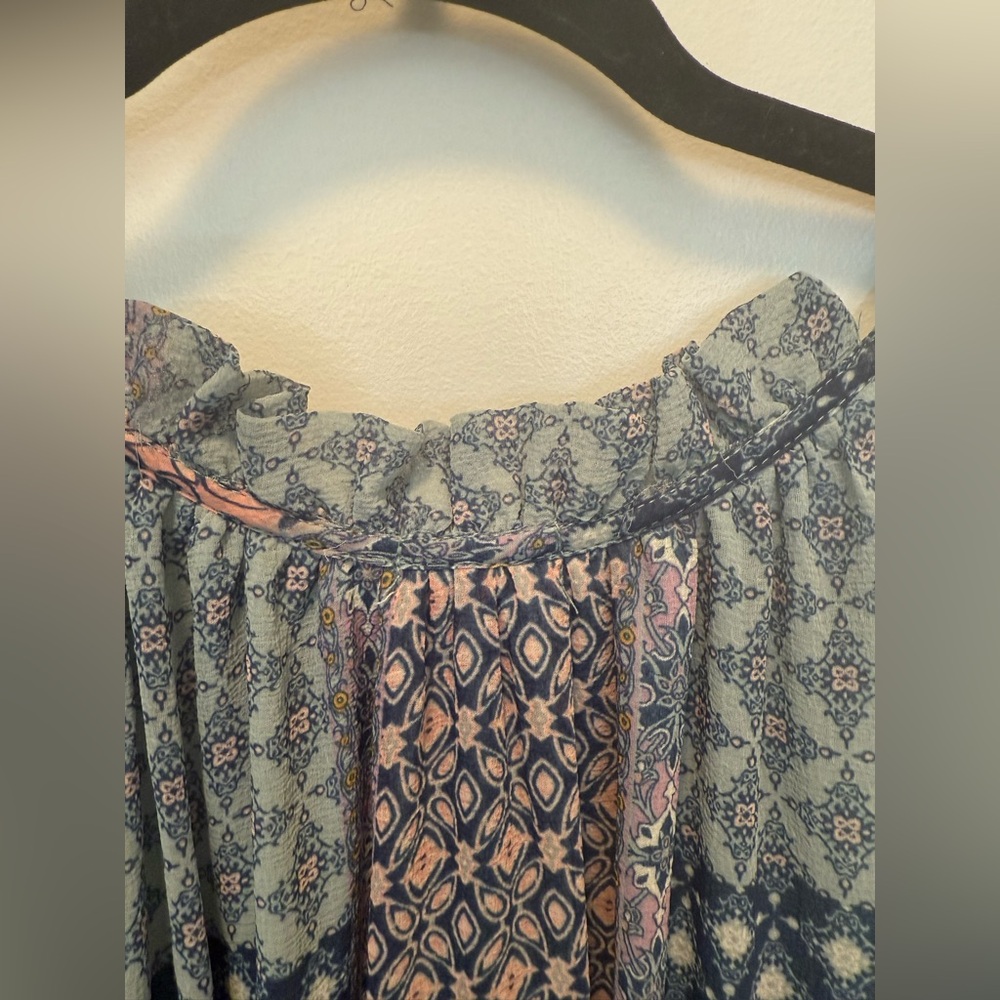 Mason & Belle Maxi Patchwork Design Boho‎ Dress - Size L - Picture 3 of 10